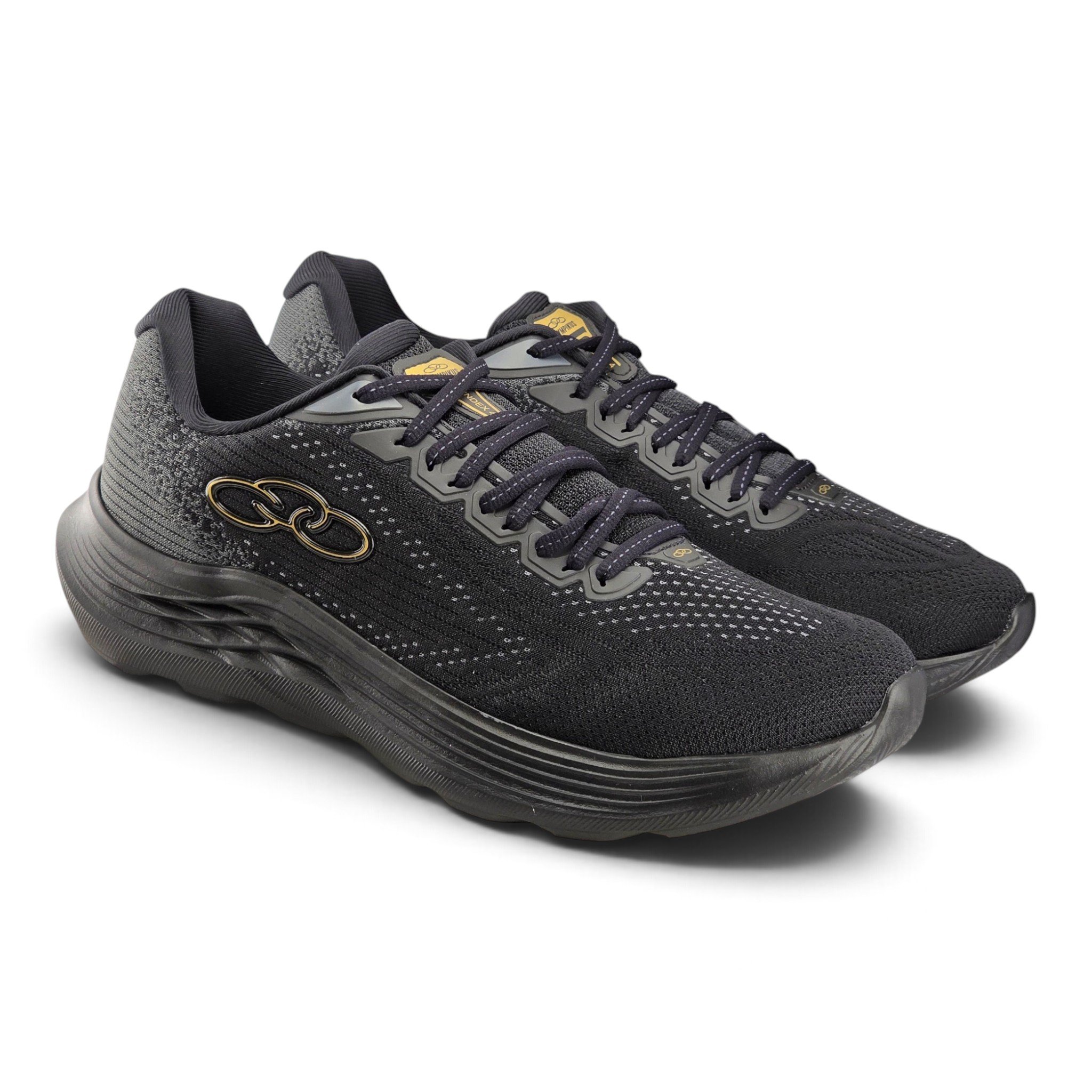 Tenis Olympikus Index 4 Knit Evasense Cor Preto Preto 4