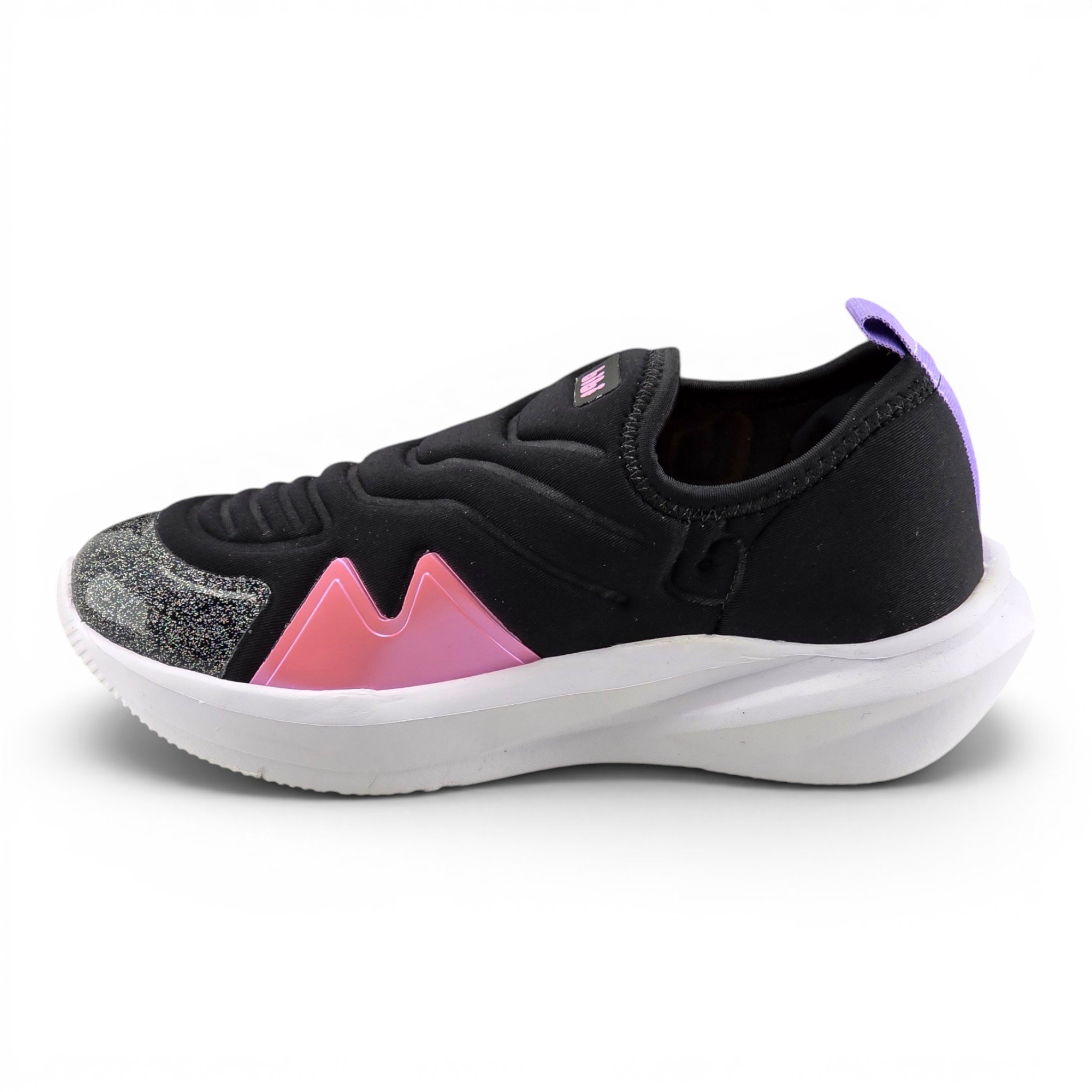 Tênis Bibi 1294032 slip metalasse c/glitter volt-16 pto Preto 3
