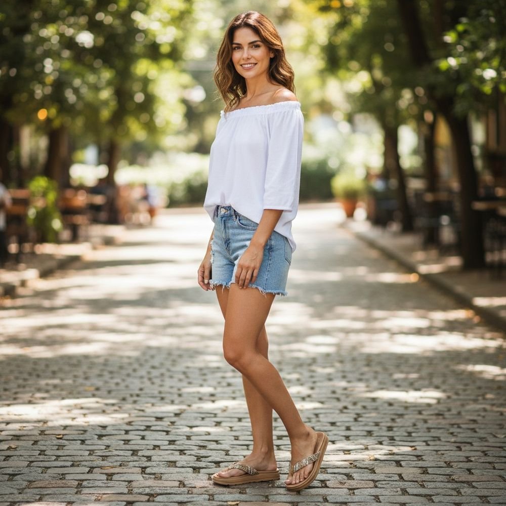 Tamanco Feminino Moleca Solado Flatform Tratorada Leve Tiras Com Aplicação de Strass - 5490221 Bege 2