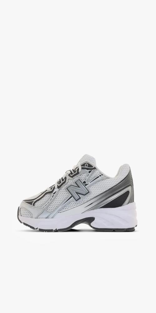 Tênis New Balance 740 Unissex Branco e Preto Branco 2