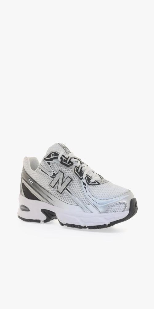 Tênis New Balance 740 Unissex Branco e Preto Branco 4