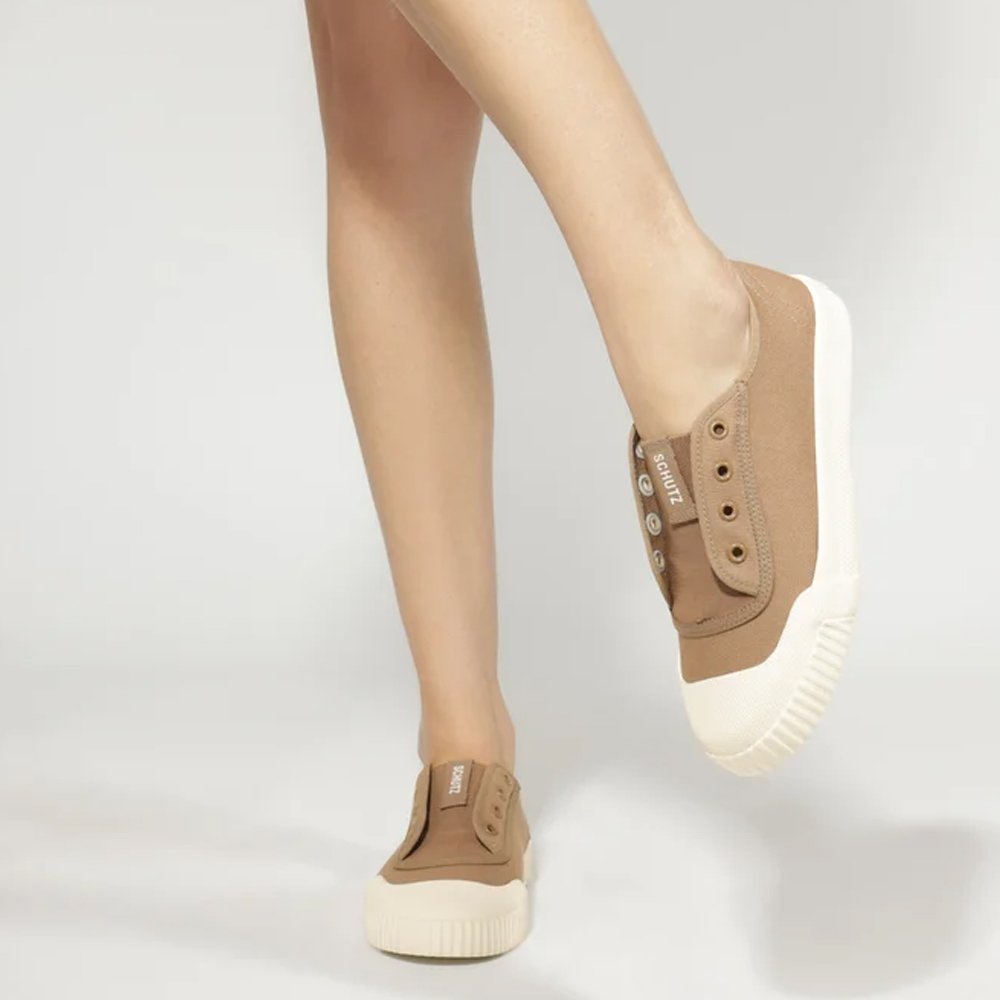 Tênis Schutz Smash Slip On Marrom Marrom 2