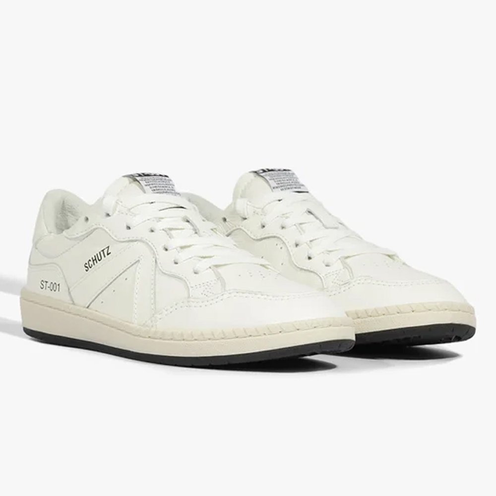 Tênis Schutz ST 001 Couro Branco Branco 3