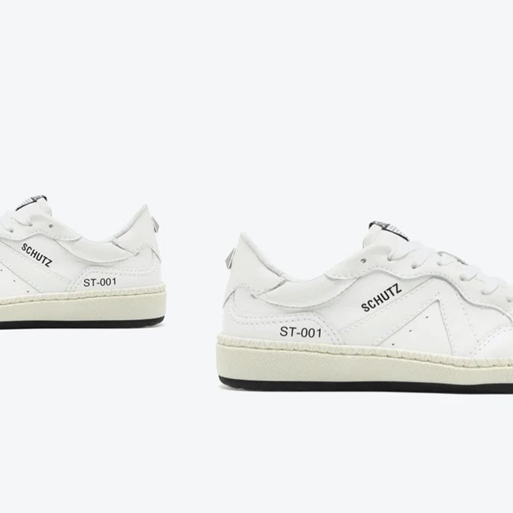 Tênis Schutz ST 001 Couro Branco Branco 6