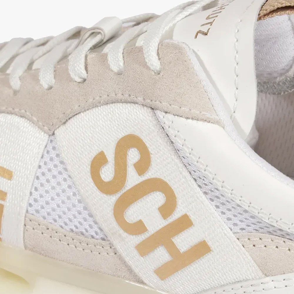Tênis Schutz Casual Camurça Logo Branco Branco 7