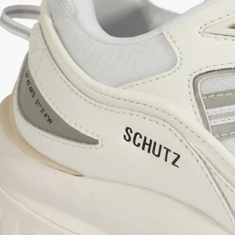 Tênis Schutz Legacy 240 Couro Camurça Branco 6
