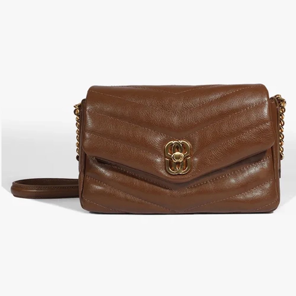 Bolsa Tiracolo Elara Couro Marrom Schutz
