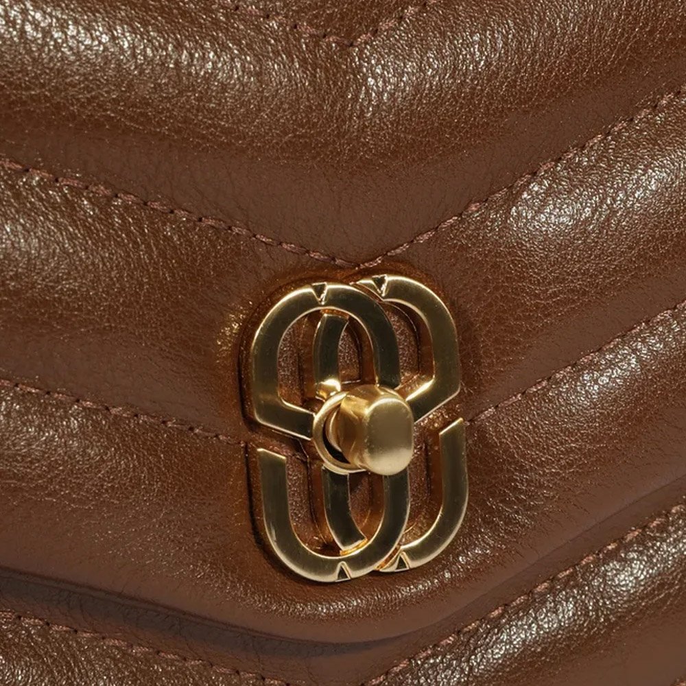 Bolsa Tiracolo Elara Couro Marrom Schutz Marrom 6