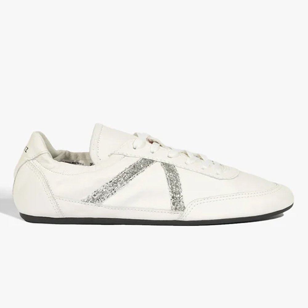 Tênis Schutz Sneakerina Retro 95 Couro Brilho Branco