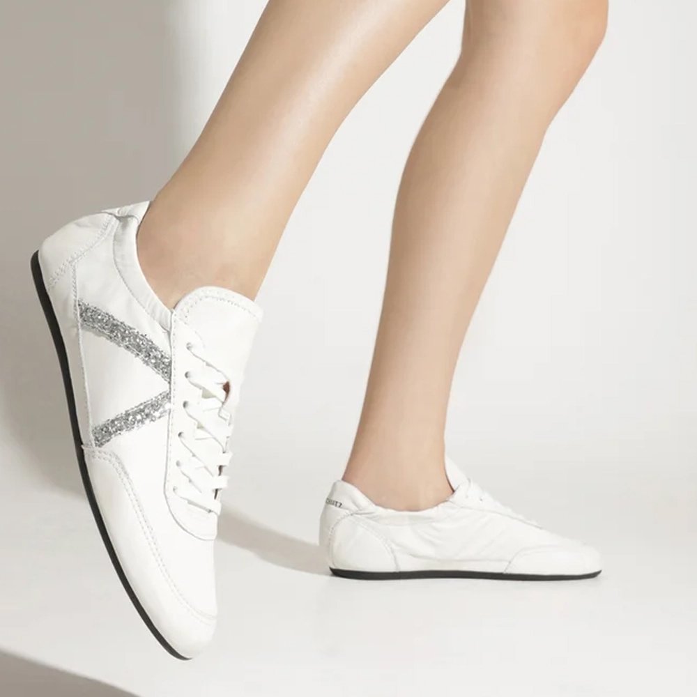 Tênis Schutz Sneakerina Retro 95 Couro Brilho Branco Branco 3