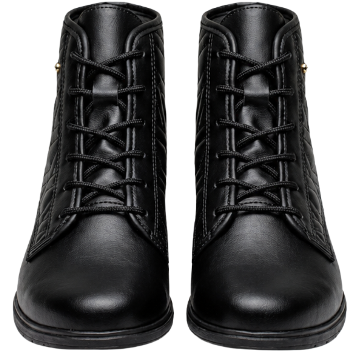 Bota Coturno Feminino Mississipi Cano Curto J0802 Preto 2