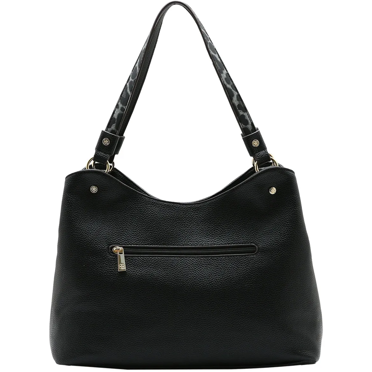 Bolsa Chenson Hobo Grande Animal Print Feminina 3485683 Preto 3