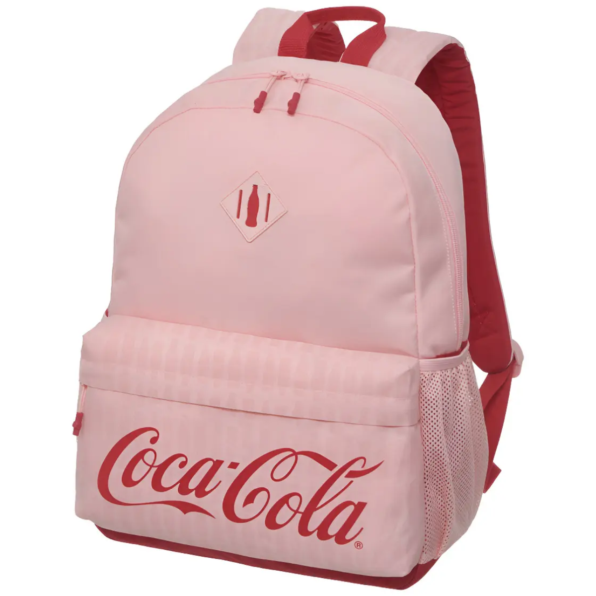 Mochila de Costas Coca-Cola Pattern Feminina 7816104 Rosa 2