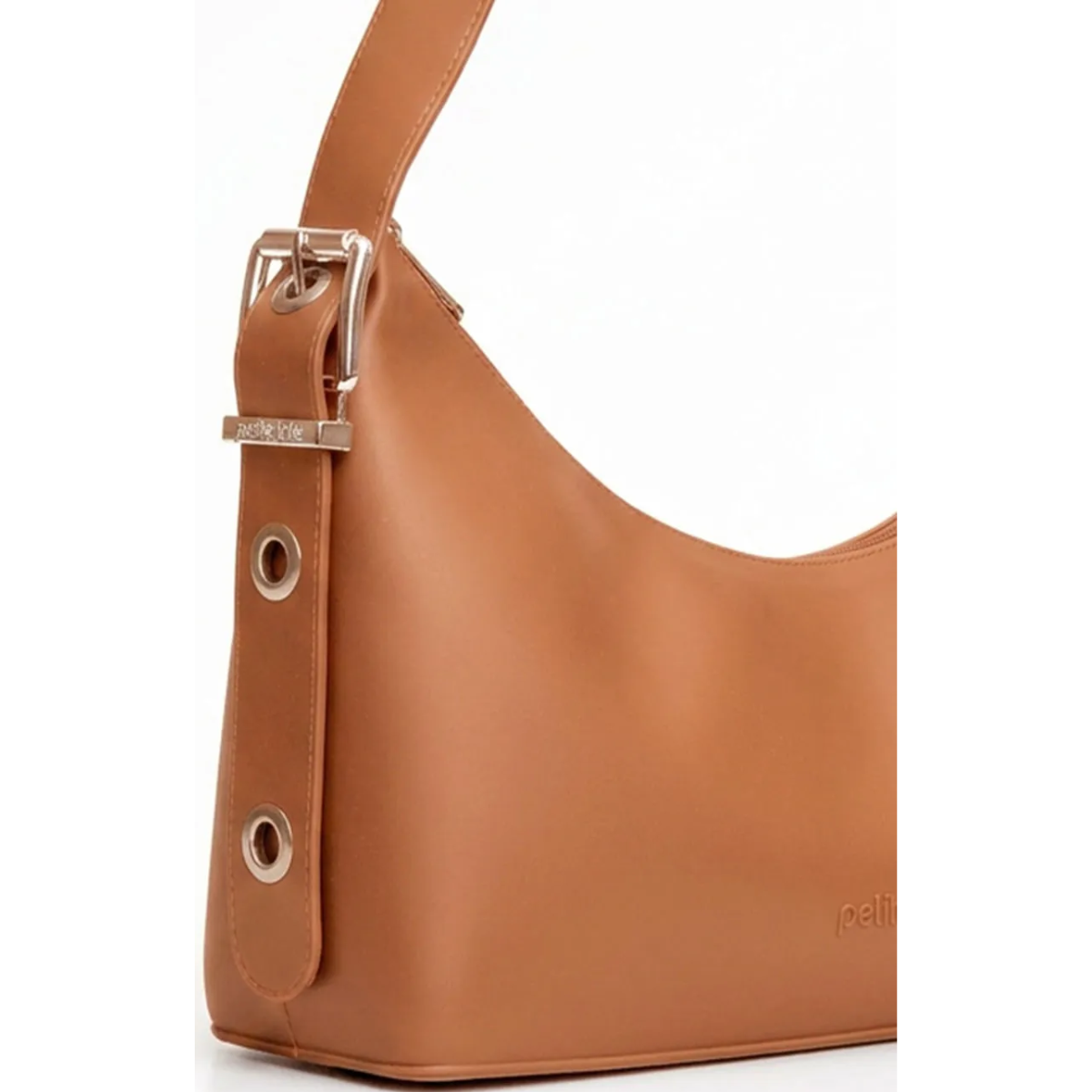 Bolsa Thayla Petite Jolie Média com Fivelas PJ11442 Bege 4