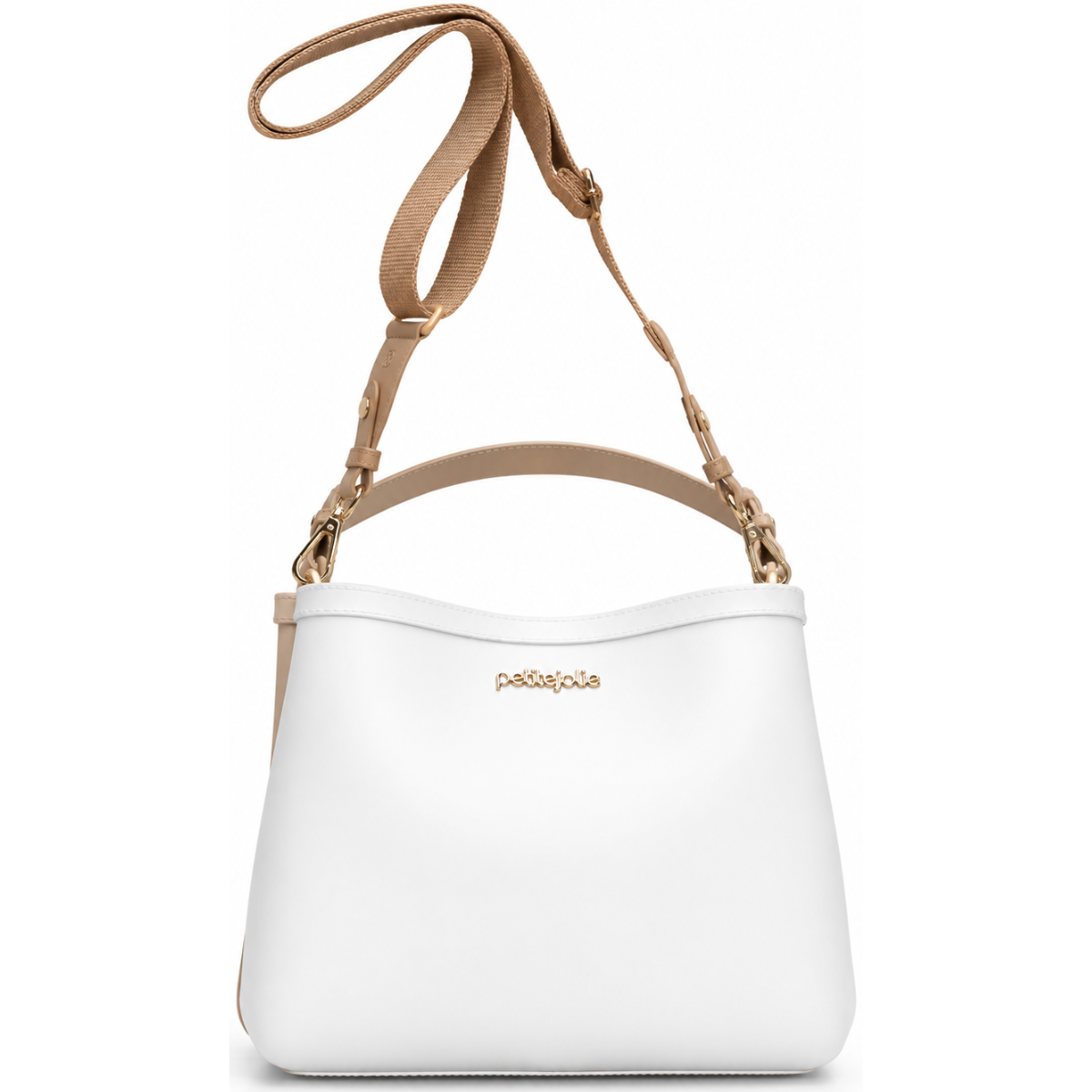 Bolsa Secret Petite Jolie Média com Divisórias PJ11426 Branco 3