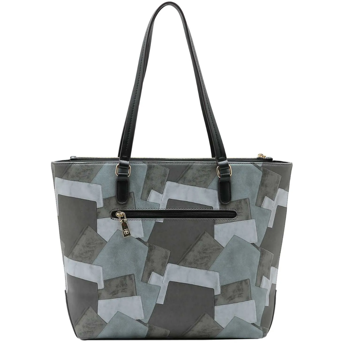 Bolsa Chenson Boho Patchwork Feminina 3485588 Preto 3