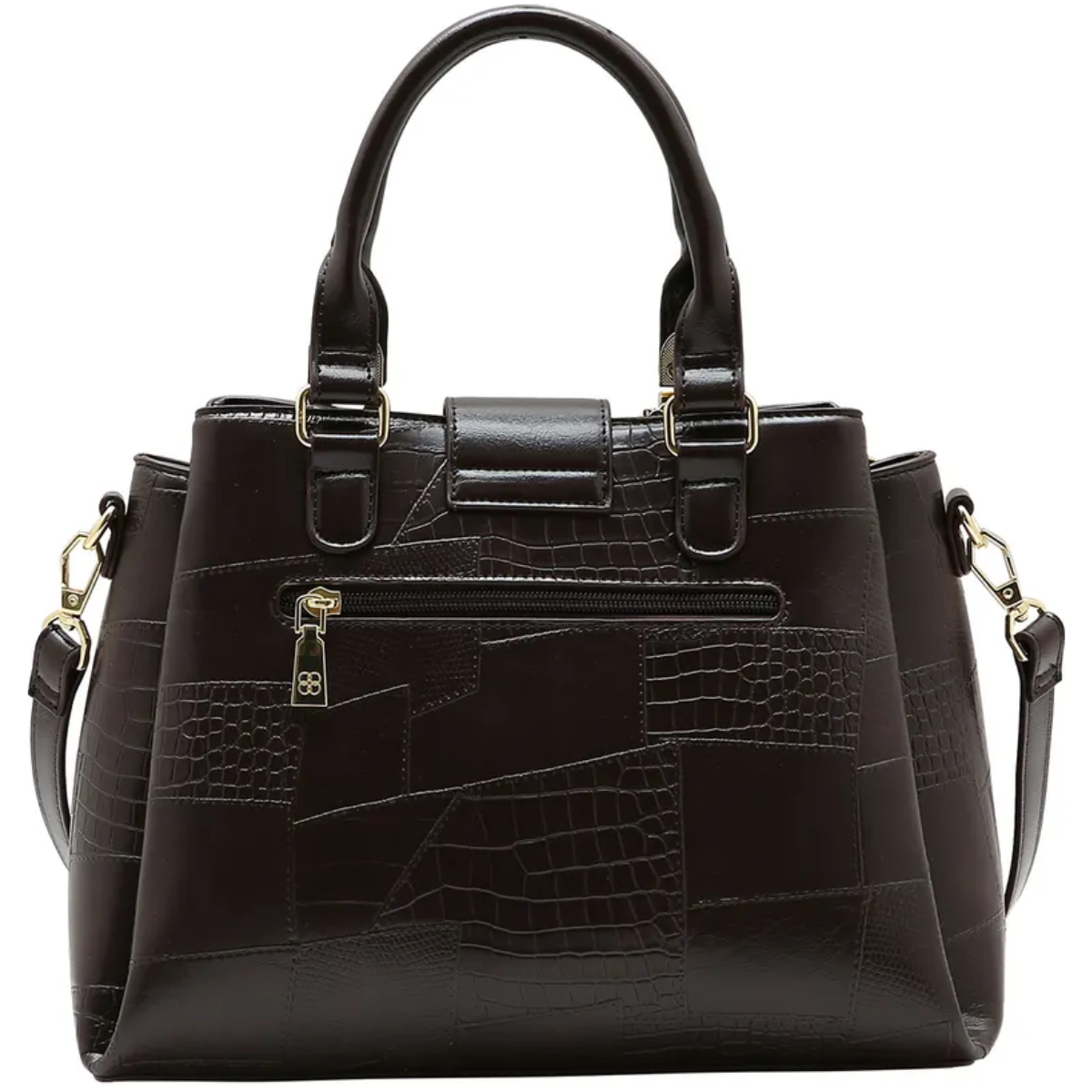 Bolsa Chenson Croco Charm Feminina 3485576 Marrom 3