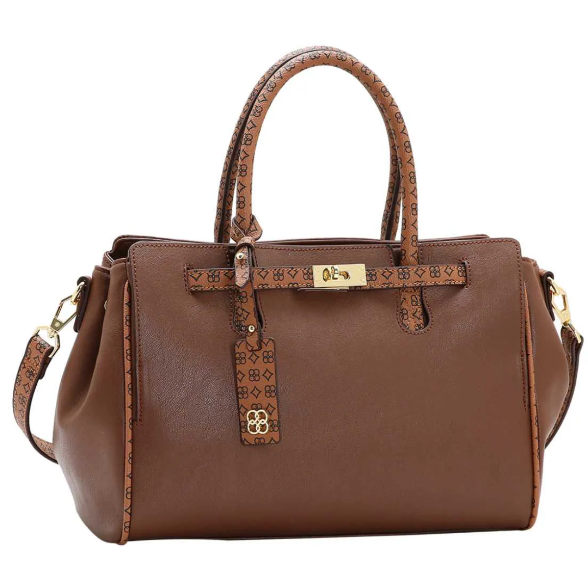 Bolsa Chenson Detalhe Monograma Feminina 3485540 Marrom 1