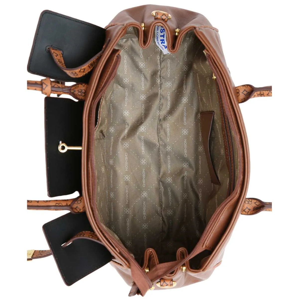 Bolsa Chenson Detalhe Monograma Feminina 3485540 Marrom 4