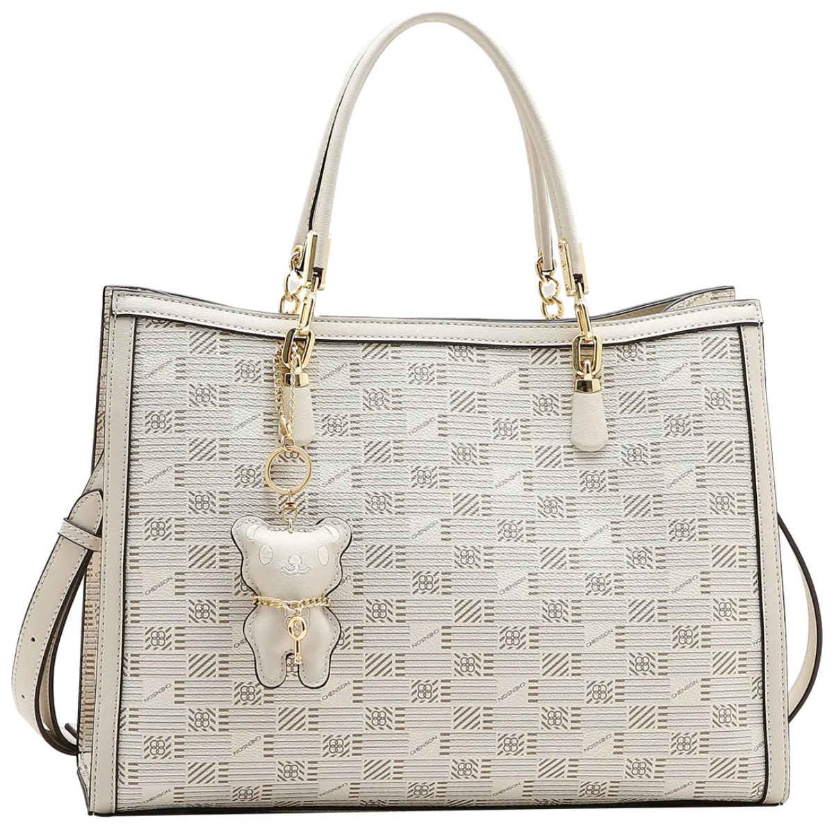 Bolsa Chenson Art Monograma Feminina 3485507 Bege 1