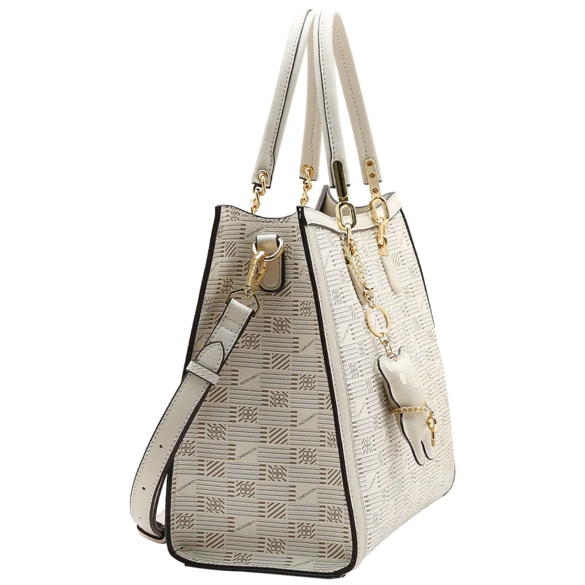 Bolsa Chenson Art Monograma Feminina 3485507 Bege 2
