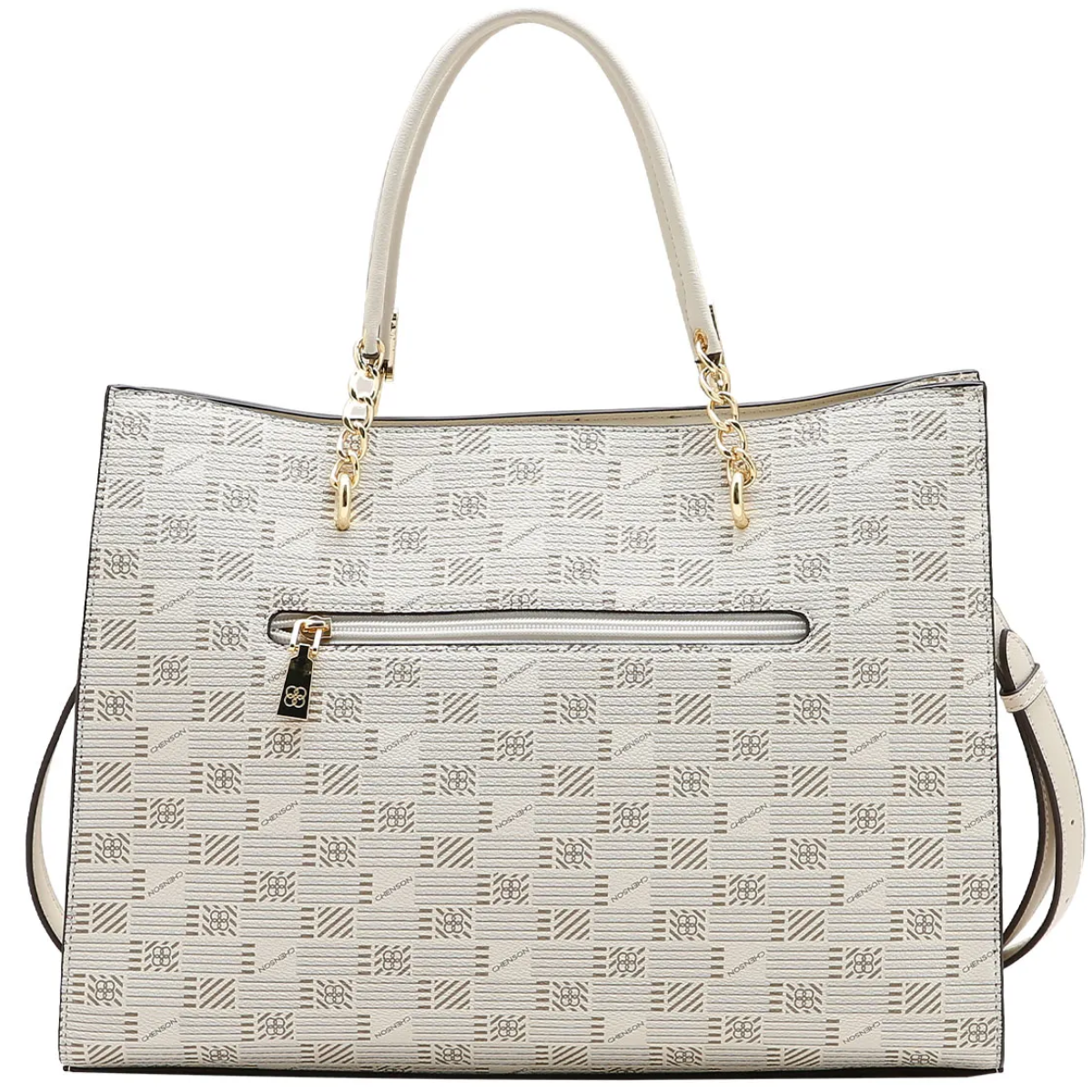 Bolsa Chenson Art Monograma Feminina 3485507 Bege 3