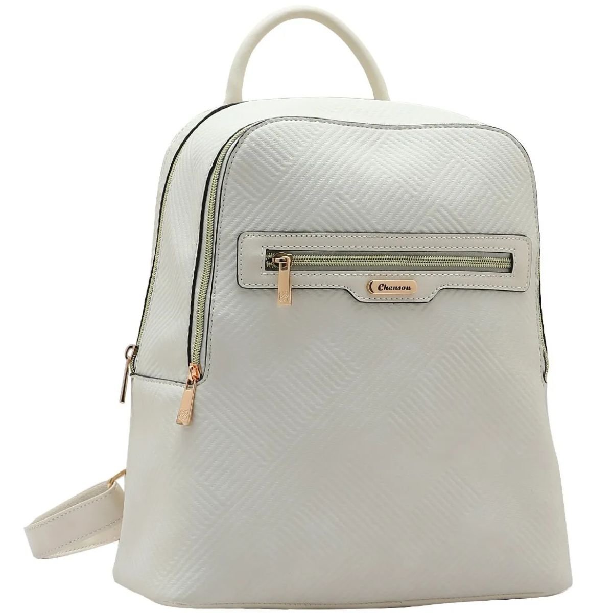Mochila Feminina Casual Elegante Chenson 3485308 Bege 4