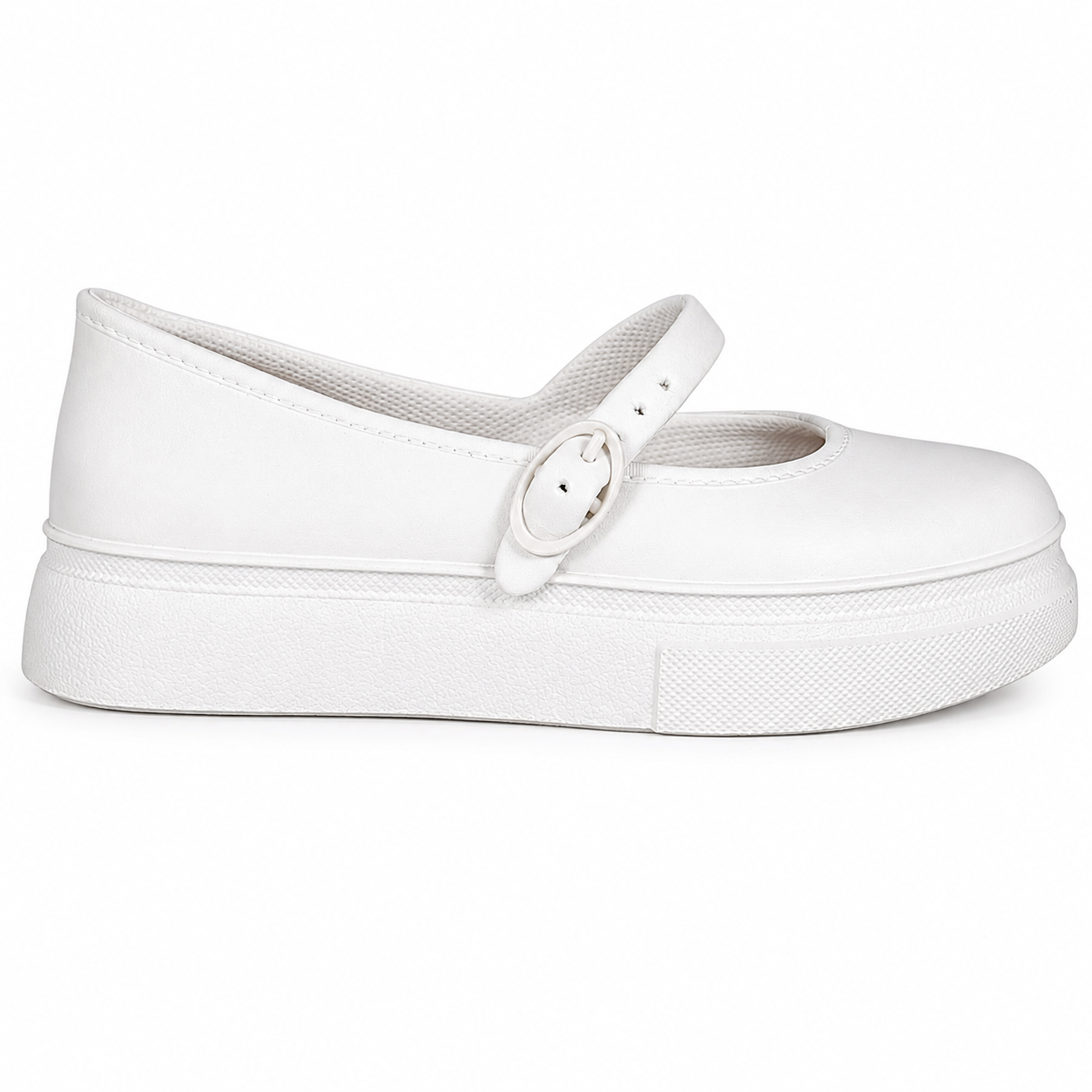 Sapato Moleca Flatform Mary Jane EVA Colegial Fofa 5850.100
