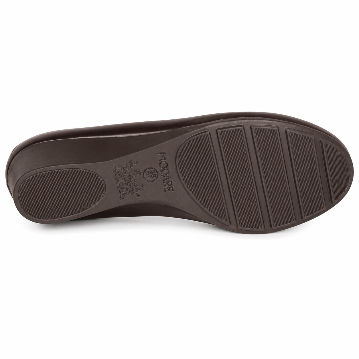 Sapato Modare Ultraconforto Boneca Scarpin Anabela 7014.200 Marrom 4