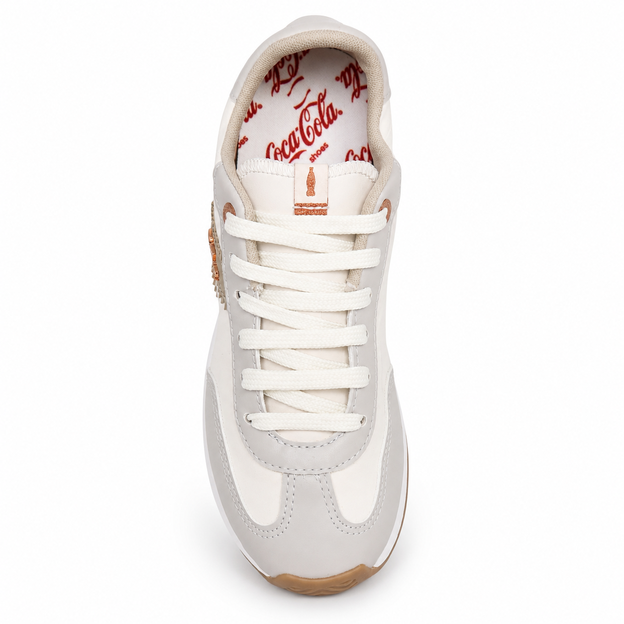 Tênis Coca-Cola Original Feminino Casual Retrô CC2646L Branco 5