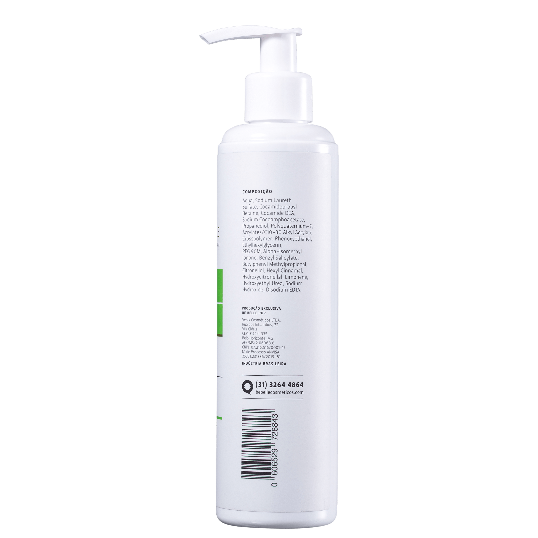 Sabonete Liquido Poros - BE BELLE - 250 ml - Hidratante 250ml 3