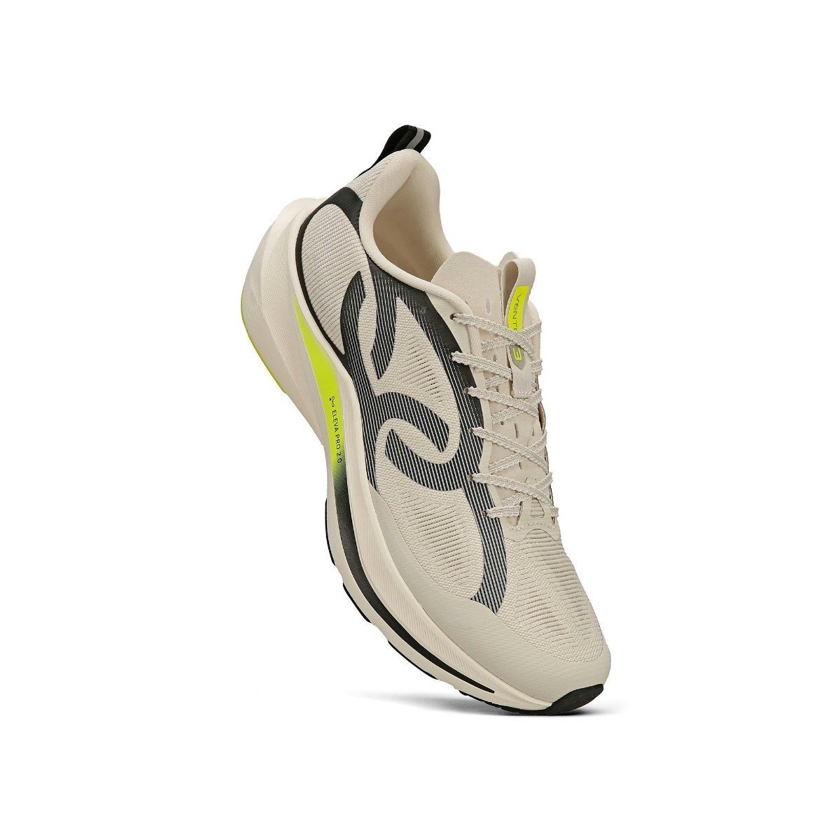 Tenis Corrida Corre Vento Olympikus Adulto Unissex Off White/Preto 3
