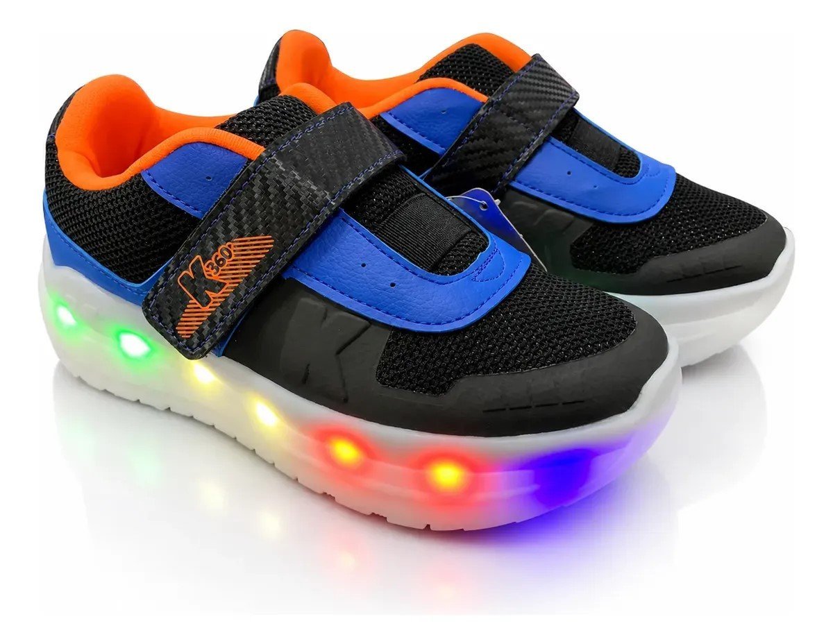 Tenis Kidy Rodinha com Luz Infantil Meninos