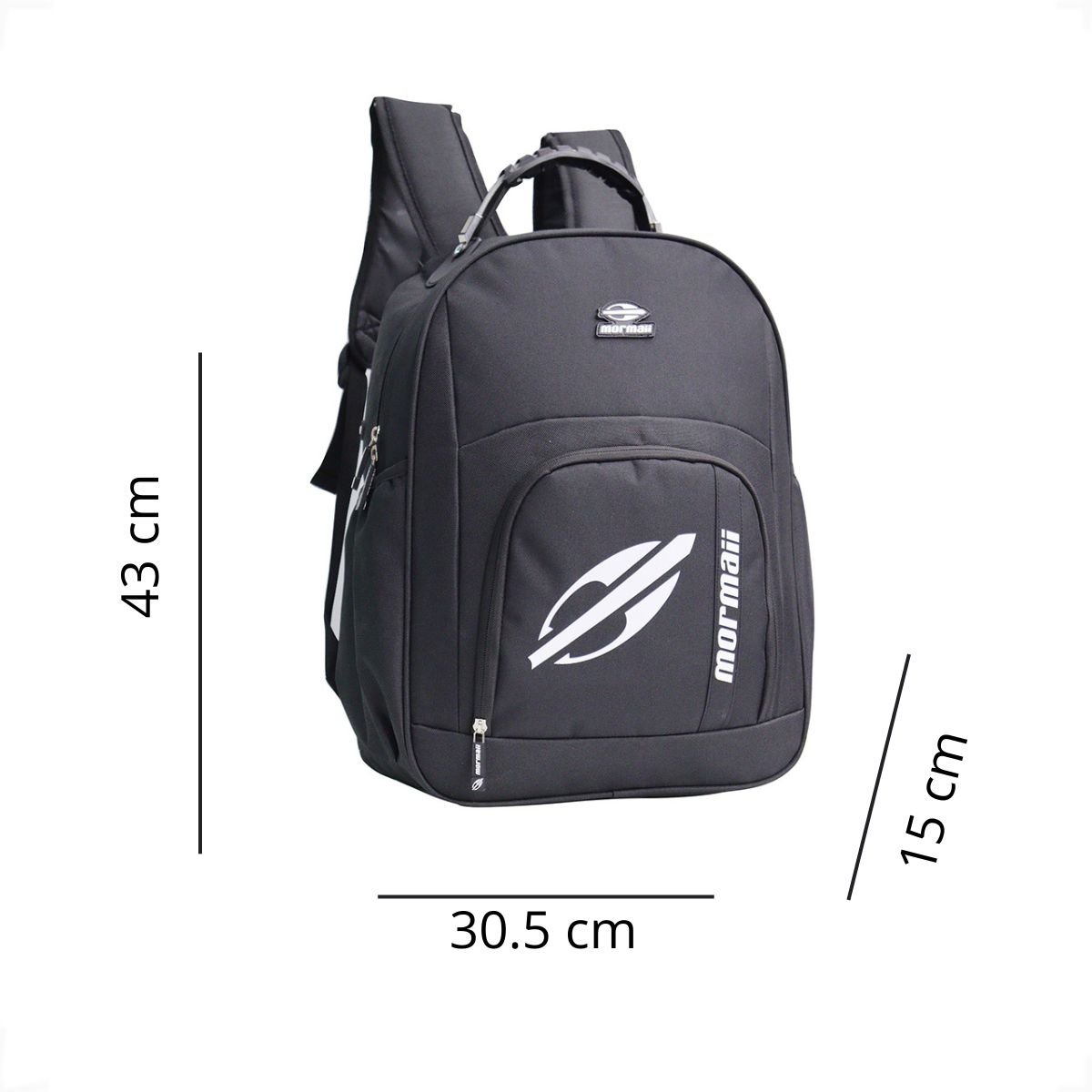 Mochila Mormaii Cabo De Aço 25 Litros Preto 4