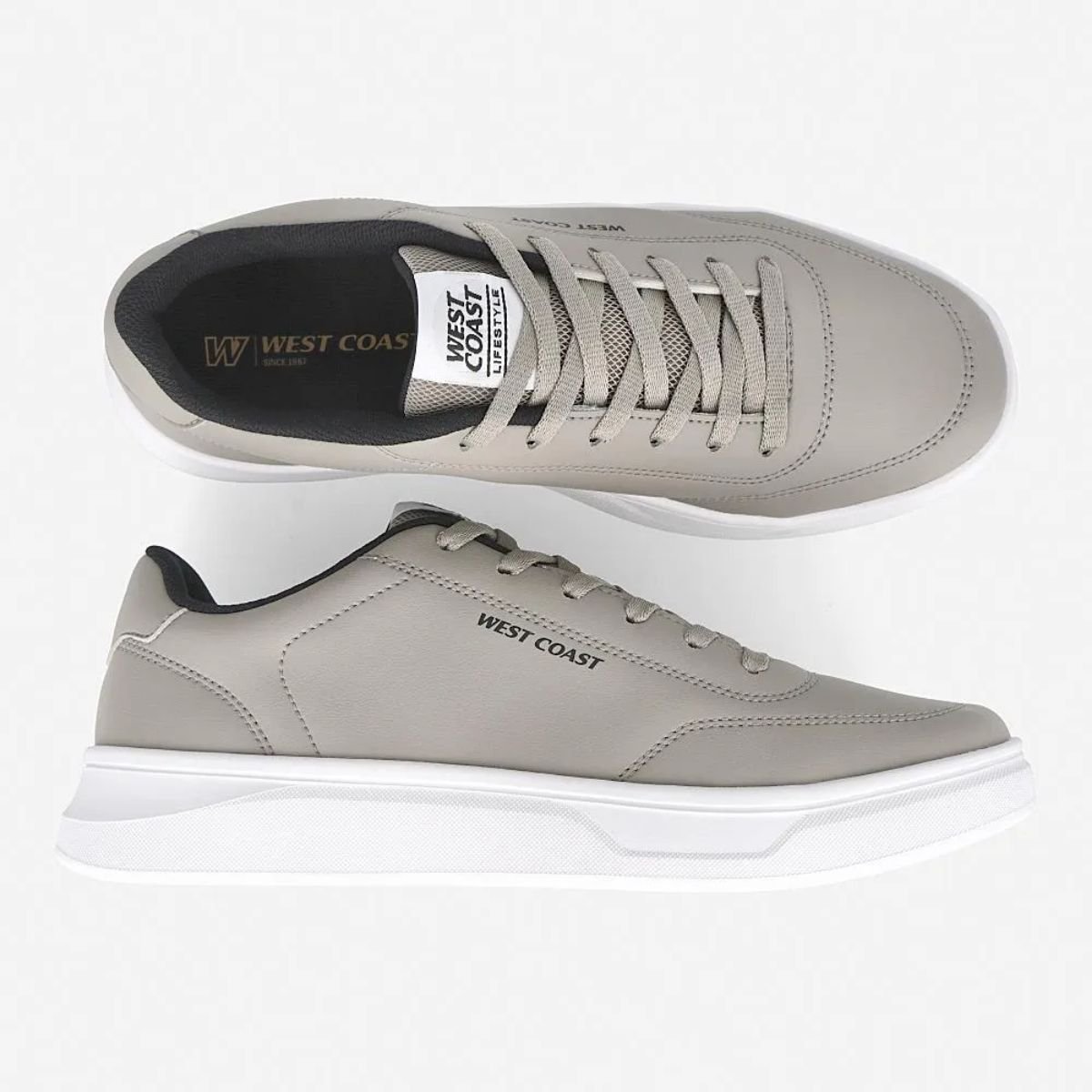 Tênis West Coast WC 207 Sunset Masculino Casual Bege Claro 8