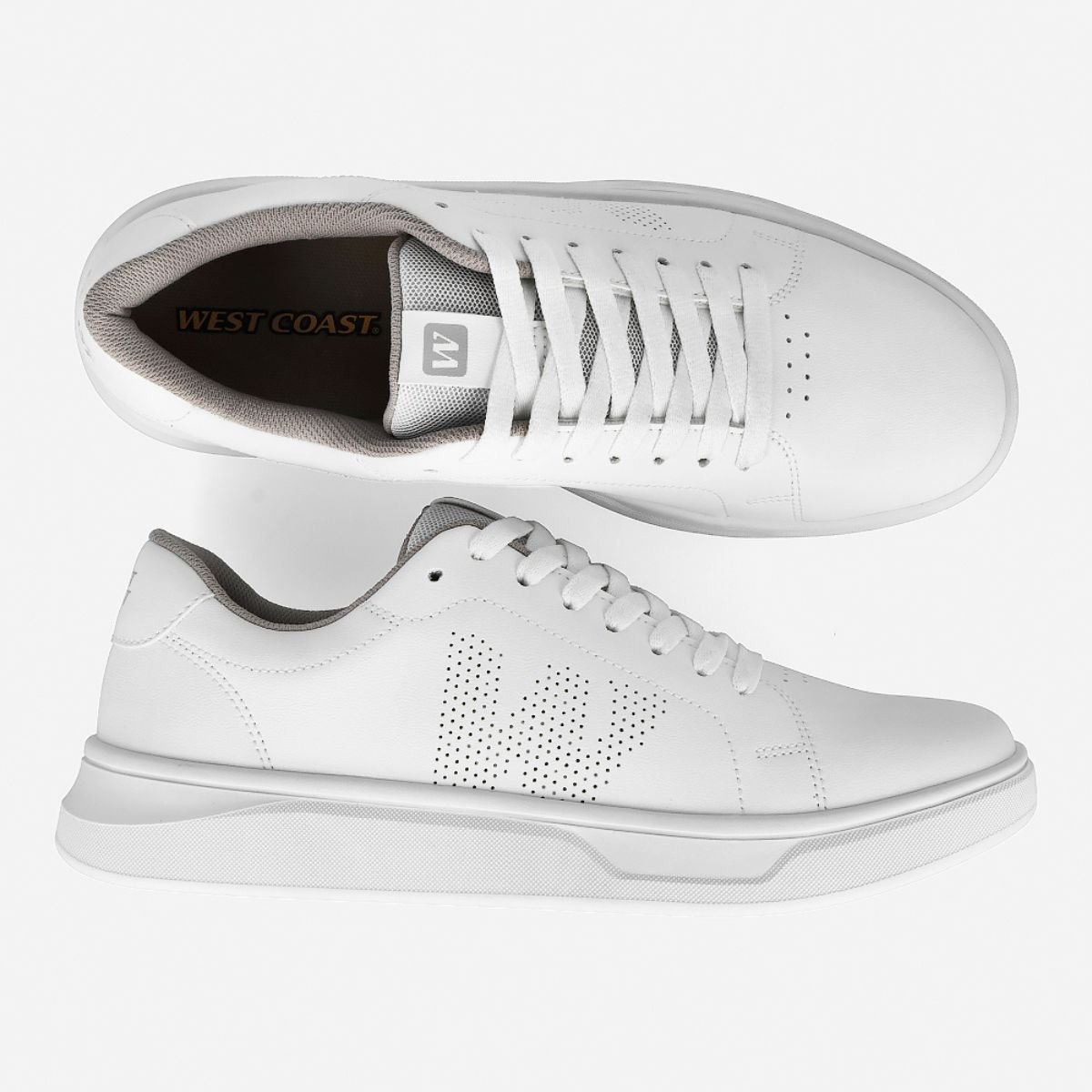 Tênis West Coast WC 172 Silver Masculino Casual Branco 7