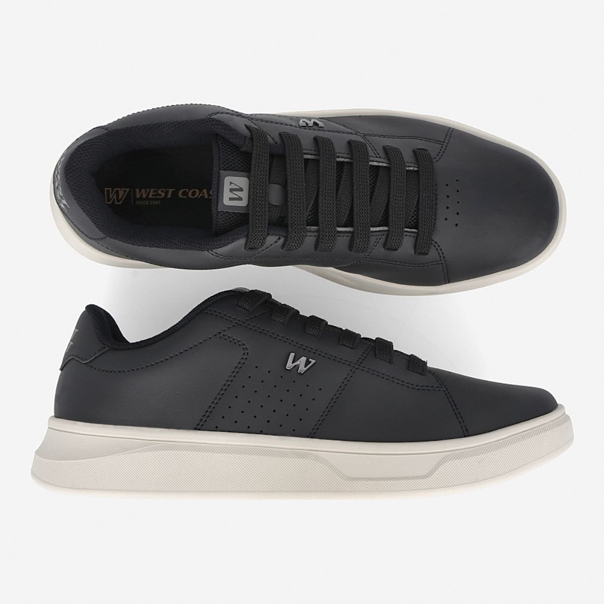 Tênis West Coast WC 267 Denver Casual Masculino Preto/Branco 7
