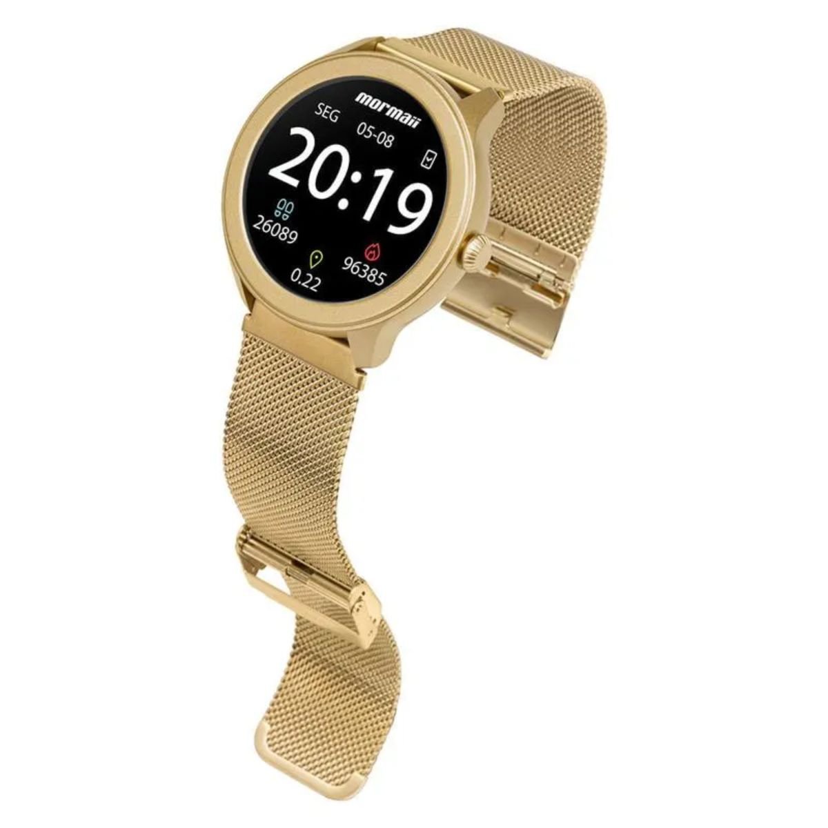 Relógio Feminino Mormaii Touchscreen Dourado 3