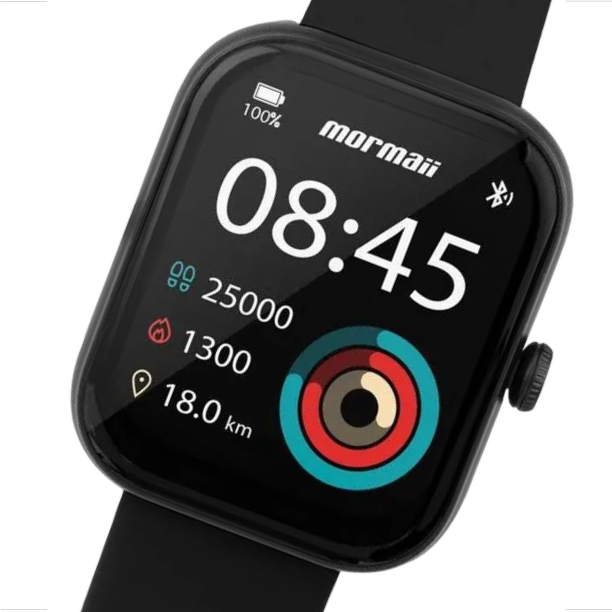 Relógio Smartwatch Mormaii Unissex Life Preto 4