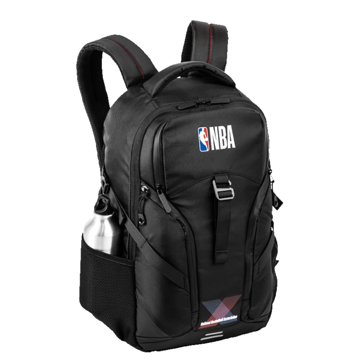 Mochila Grande 2 Compartimentos Notebook NBA Max Sestini 27L Preto 9
