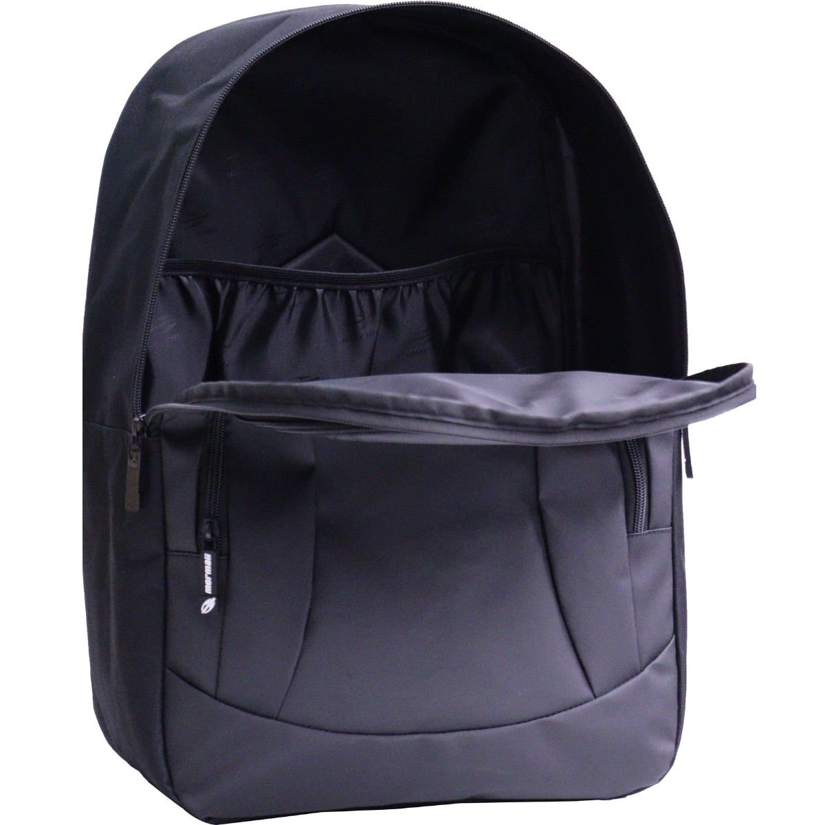 Mochila Mormaii 23 Litros Poliéster Reforçada Costura Dupla Preto 3