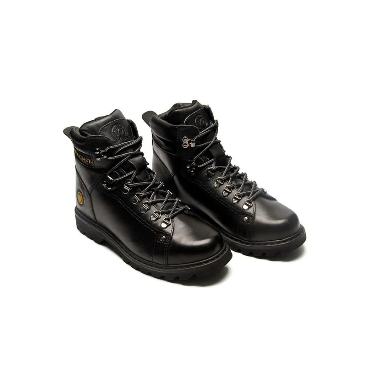 Bota Couro West Coast Worker Classic Masculina Preto 2