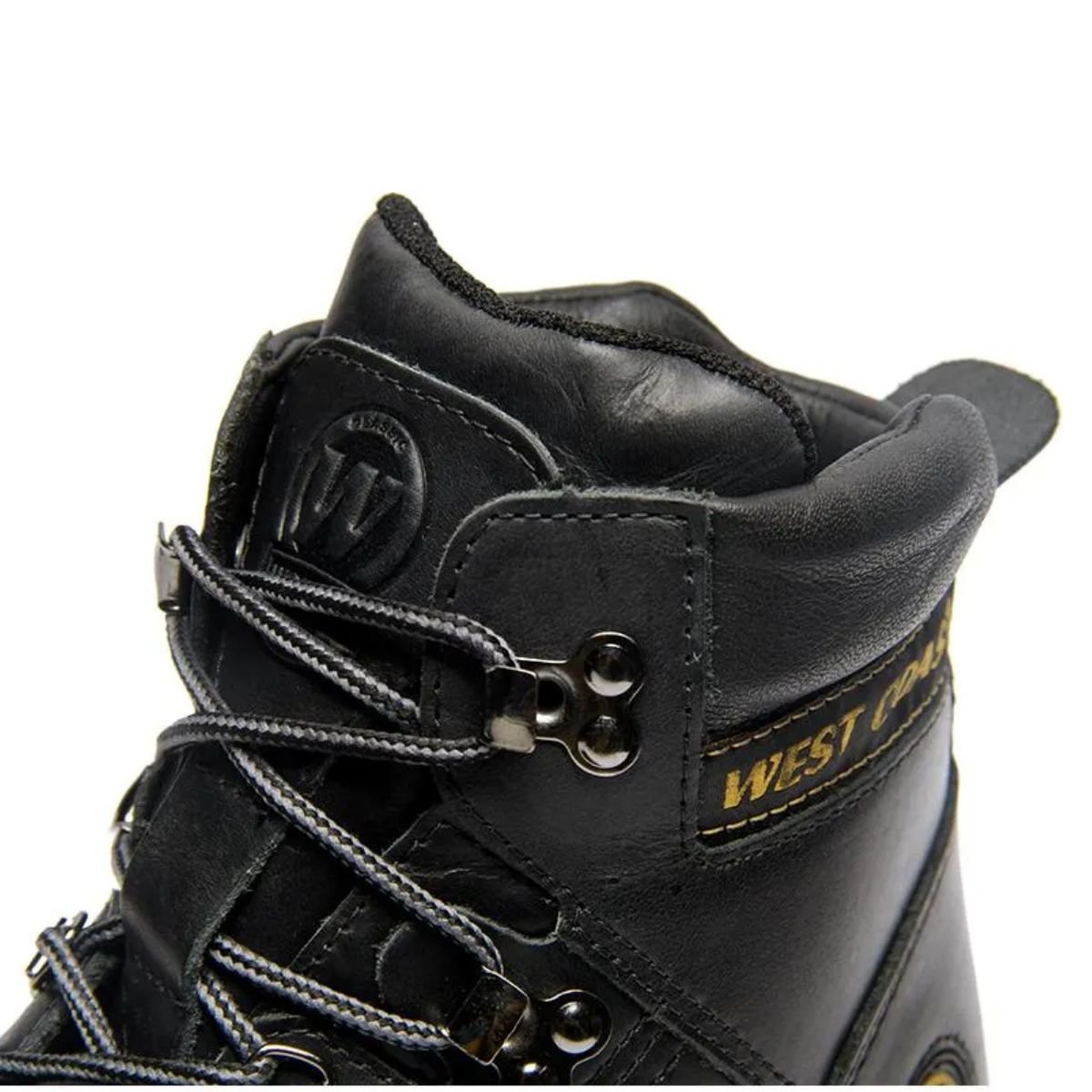 Bota Couro West Coast Worker Classic Masculina Preto 4