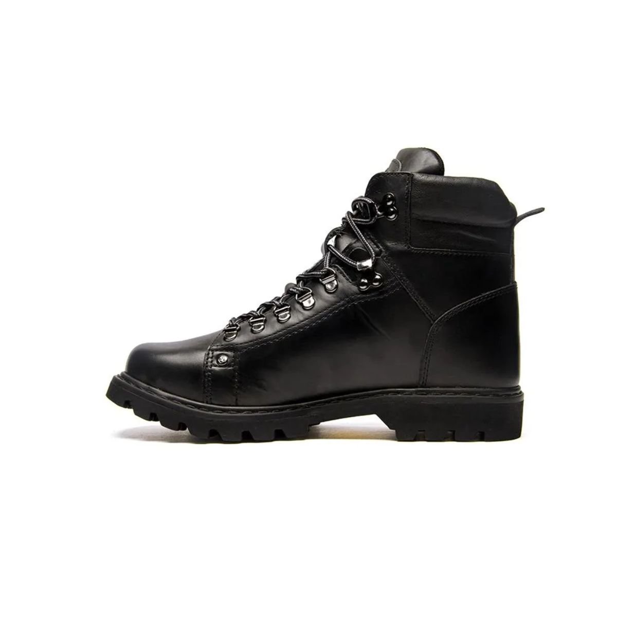 Bota Couro West Coast Worker Classic Masculina Preto 6