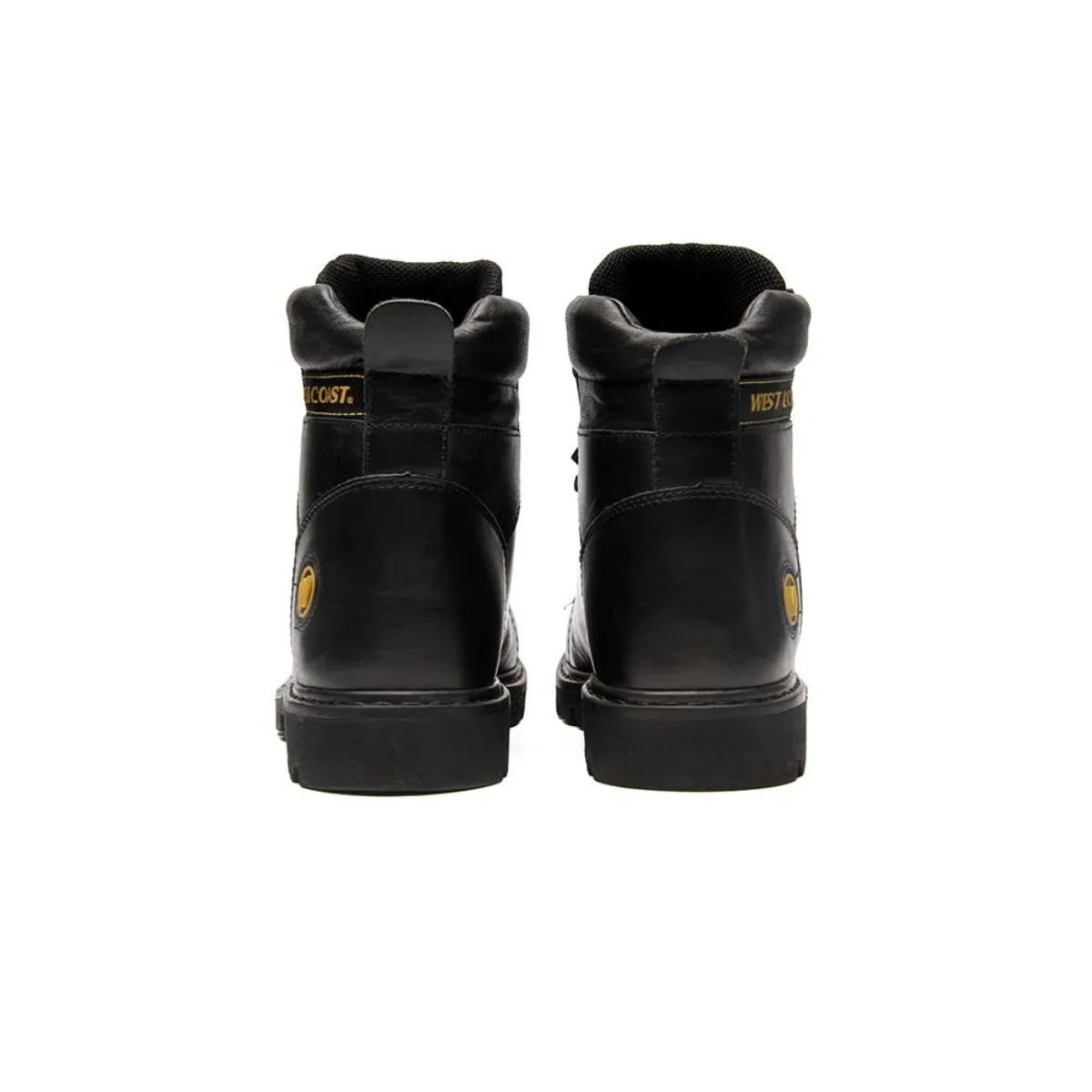 Bota Couro West Coast Worker Classic Masculina Preto 7