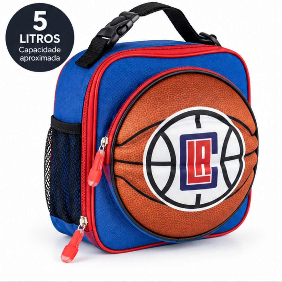 Lancheira 3D NBA LA Clippers Maccabi 5 Litros Azul 5