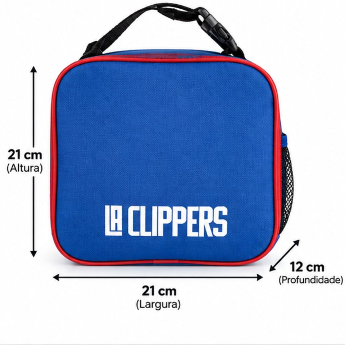 Lancheira 3D NBA LA Clippers Maccabi 5 Litros Azul 7
