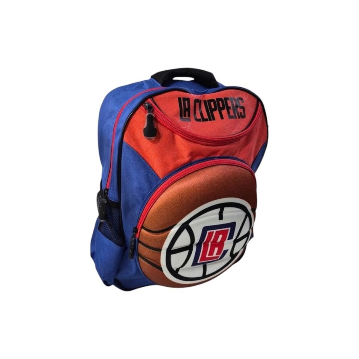 Mochila 3D NBA Los Angeles Clippers Maccabi Basquete 14L Azul 2