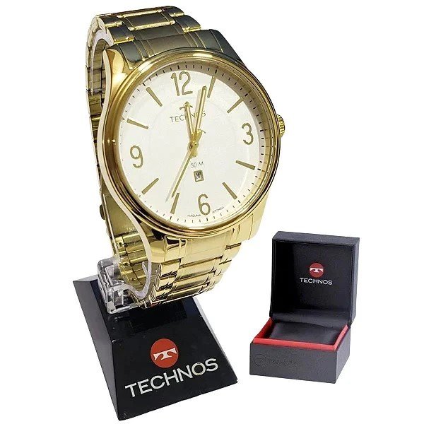 Relógio Technos Masculino Steel Dourado 2015BYYTDS/4B Dourado 3