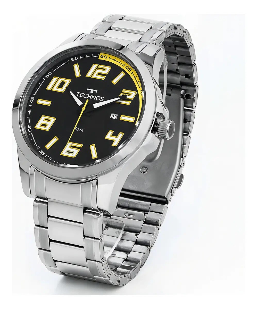 Relógio Technos Masculino Racer Prata 2115KNE/1Y